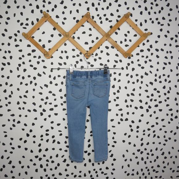 Baby Gap Denim Pull On Distressed Toddler Jeggings - Picture 3 of 7